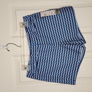 Grand Slam Blue Geometric Print Women’s Shorts